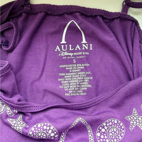 Disney’s Aulani Resort Purple and Multicolor Long Dress - Picture 4 of 4